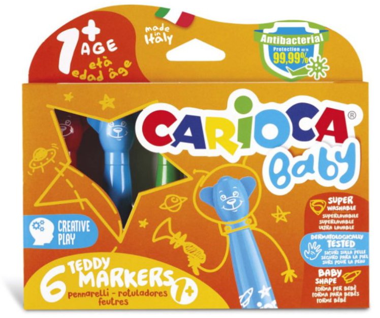CARIOCA Baby Teddy od 1 roku, 6 barev