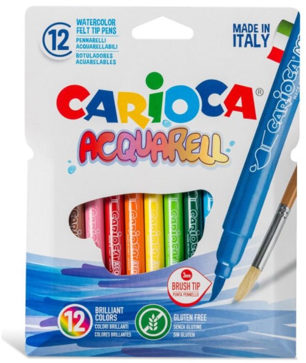 CARIOCA akvarelové 12 ks - ideální pro každodenní používání