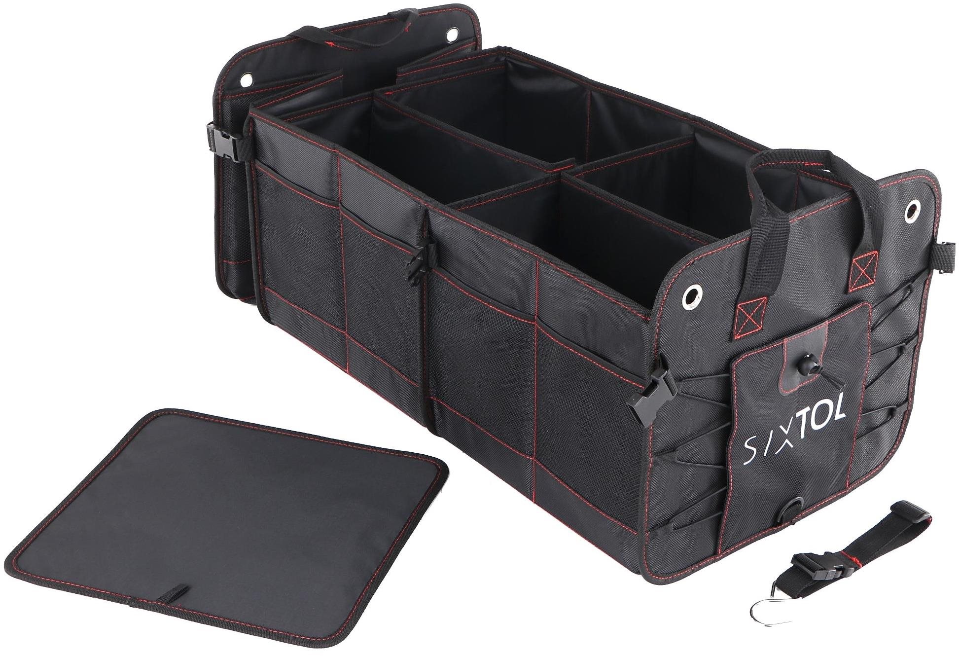 Sixtol Organizér do kufru auta Car Compact 19 Pro, 19 přihrádek, skládací
