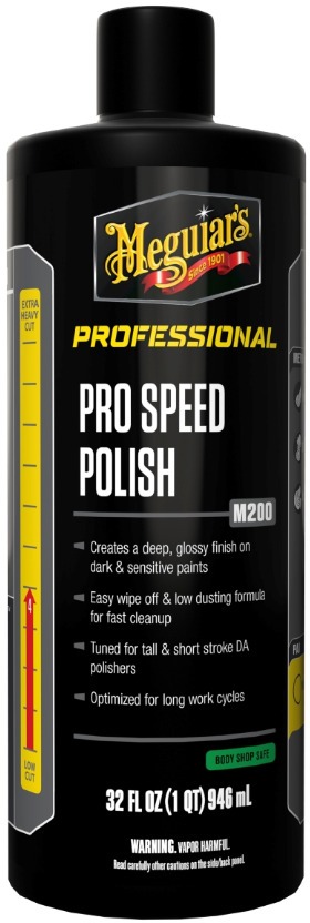 Meguiar's Pro Speed Polish M200 - profesionální, finišovací leštěnka na tmavé laky, 946ml