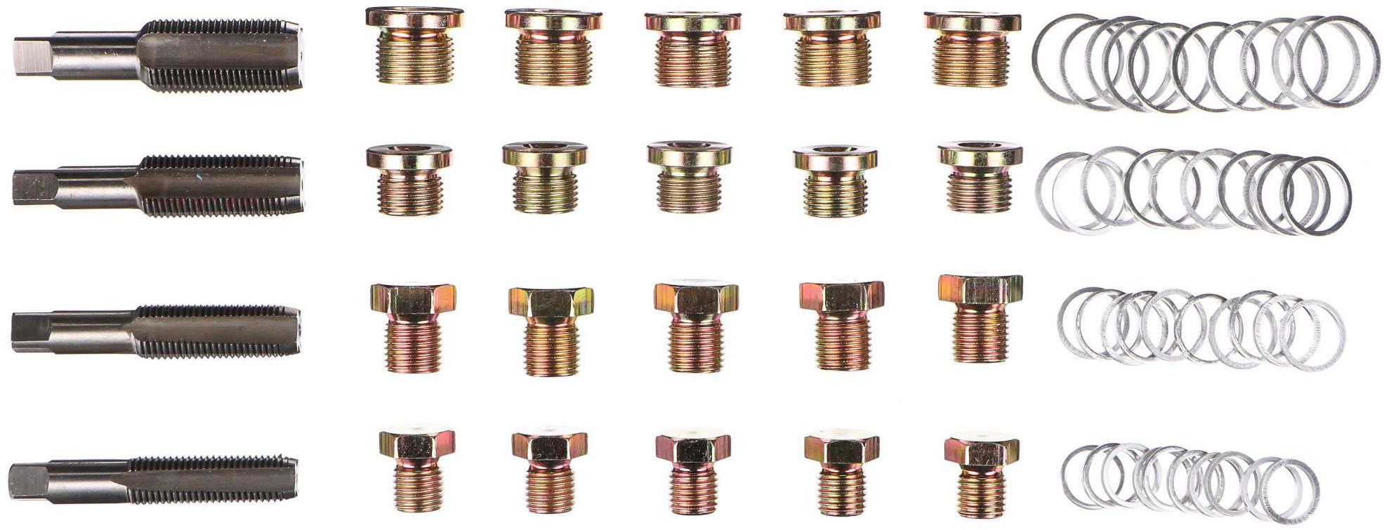 Sixtol Sada na opravu závitů olejových van Mechanic Oil Pan Set 64, 64 ks