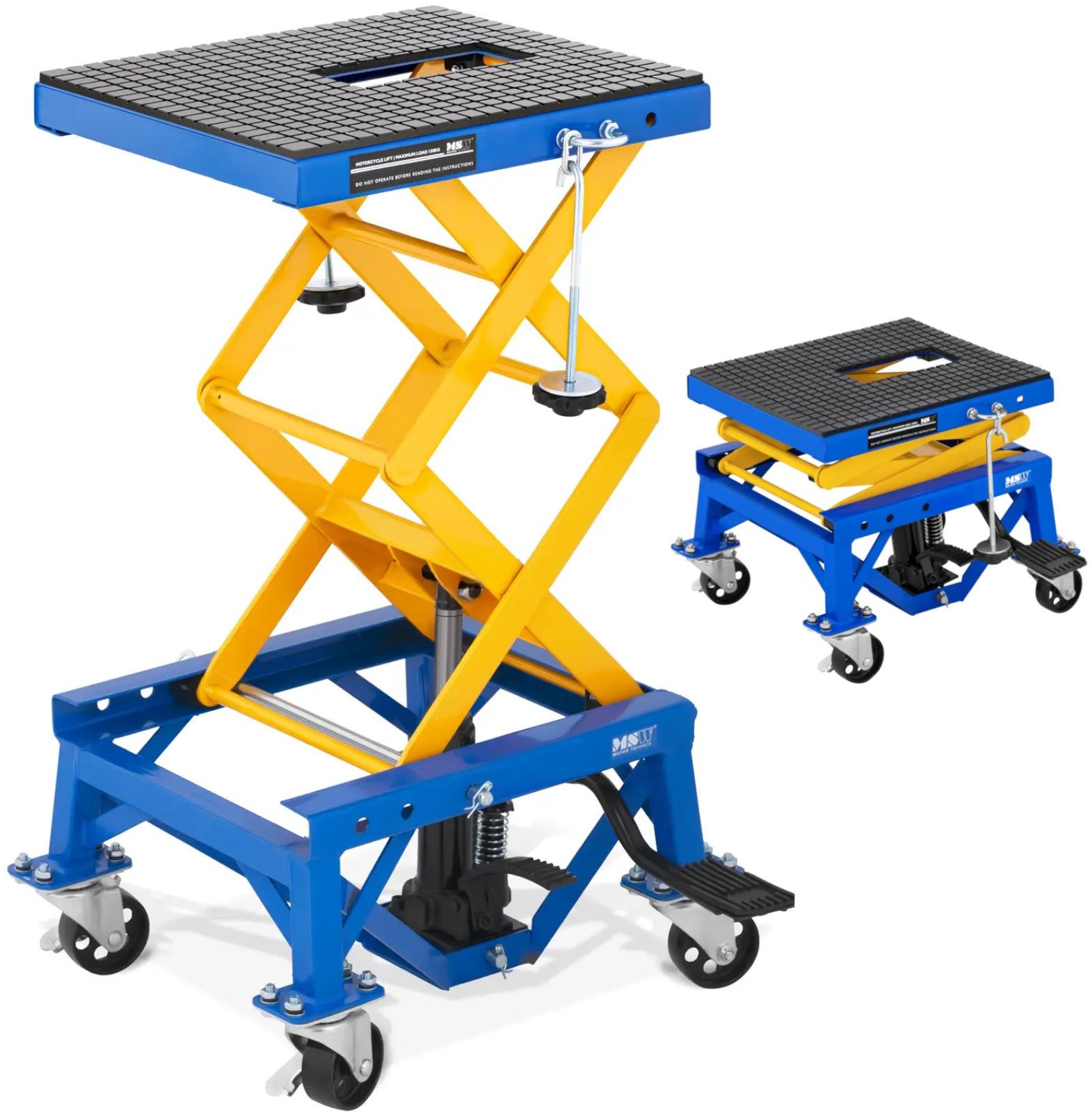 MSW Mobilní zvedák motocyklu, 35 - 87 cm, 150 kg