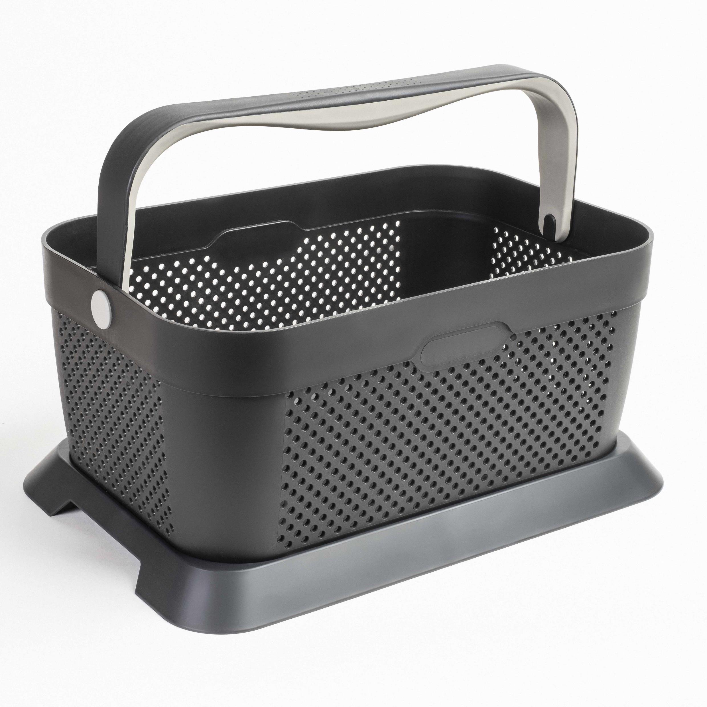 Rati Luxusní nákupní košík do auta, Rati Basket, Grey Titan