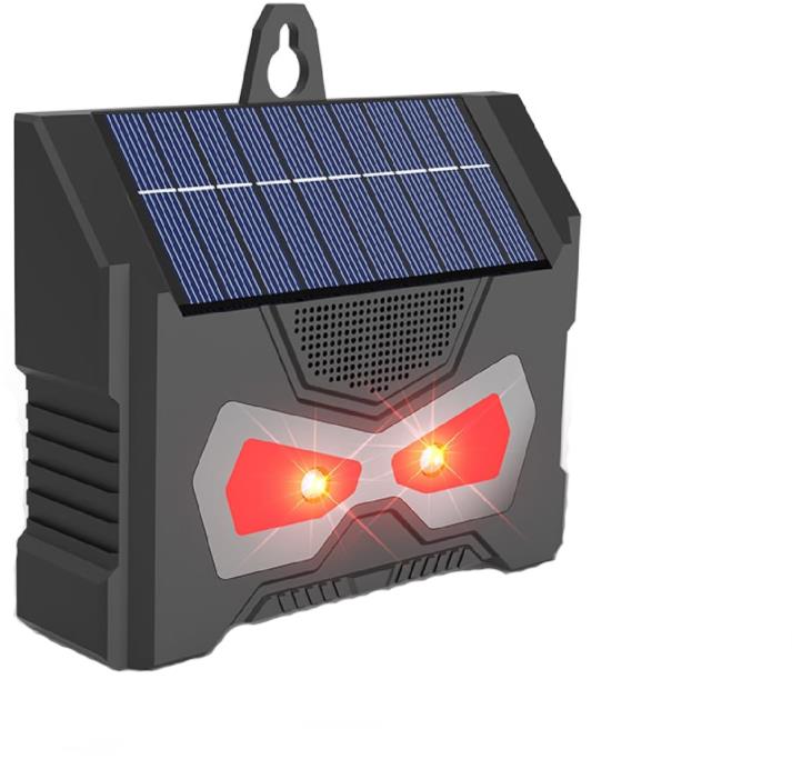 Gardino Odpuzovač Zvěře PRO Solární, ultrazvukový plus USB, s LED bleskem