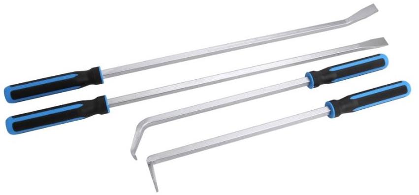 QUATROS Montážní páky rovné + zakřivené, 4 ks, 600–900 mm QS14933