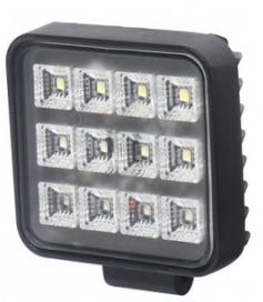 Kamar Světlomet LED pracovní čtvercový 12 - 24 V 12 × LED s vypínačem