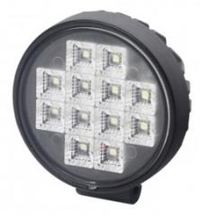 Kamar Světlomet LED pracovní kulatý 12 - 24 V 12 × LED s vypínačem