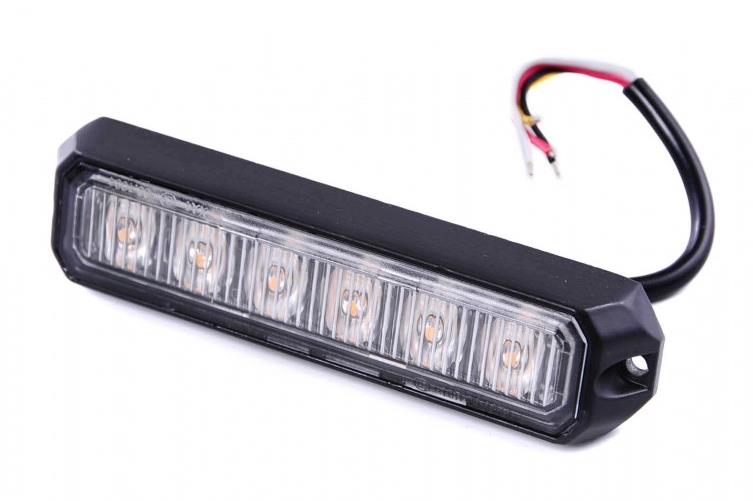 Autolamp CZ Světlo Predator 6 × 3 W výstražné LED oranžové 19 mm