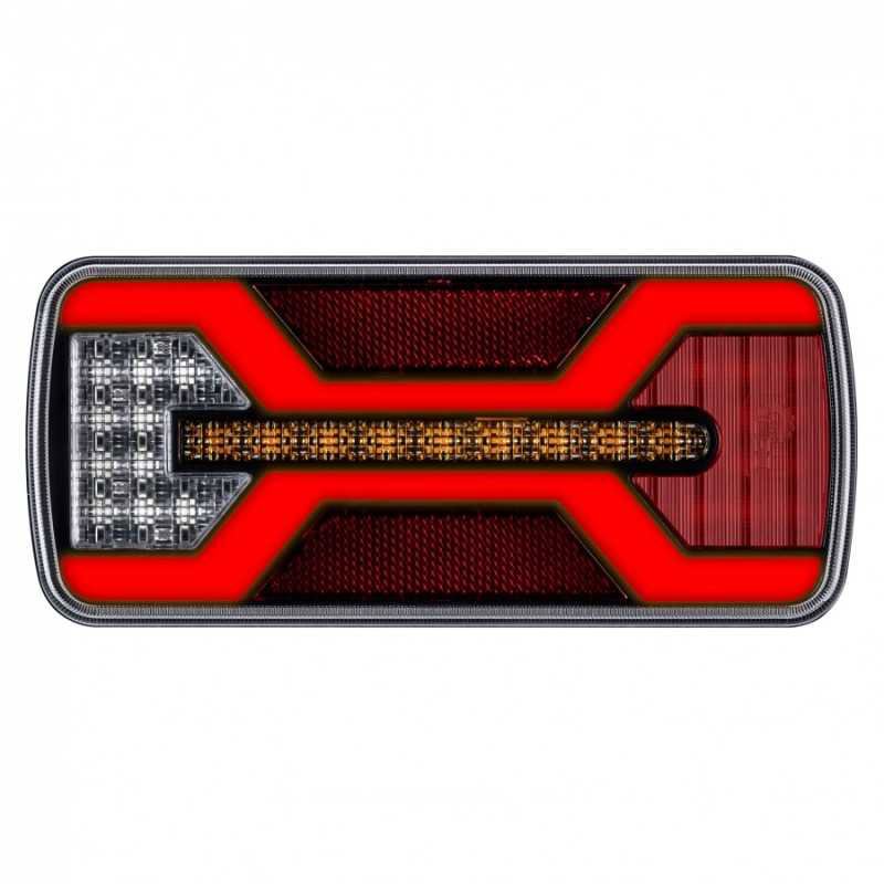 Kamar Světlo LED zadní sdružené + couvací 12/24 V L/P kabel