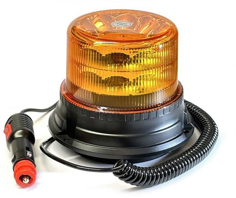 Autolamp Maják LED magnetický 12V-24V oranžový 24 LED 1 W