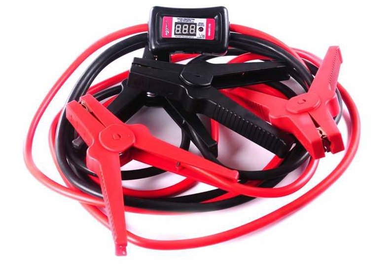 Autolamp Kabely startovací 16 mm2 × 3 m s voltmetrem a indikací polarity