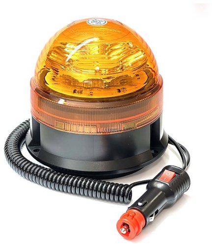 Autolamp CZ LED magnetický maják 12V-24V, oranžový, 12 LED*1W, 140 × 136 mm