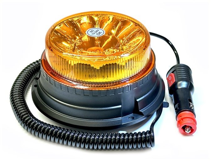 Autolamp CZ LED magnetický maják 12V-24V, oranžový, 12 LED*1W, 141 × 82 mm