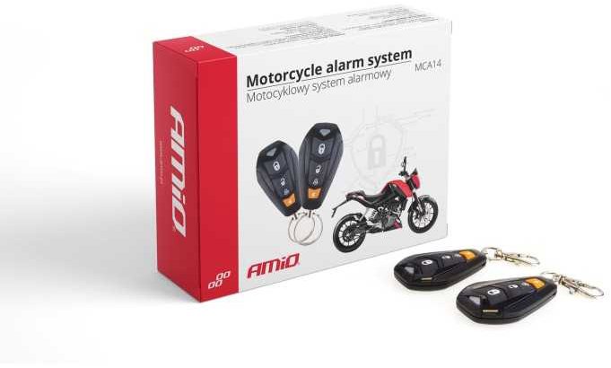 AMIO Alarm na motorku s dálkovými ovladači