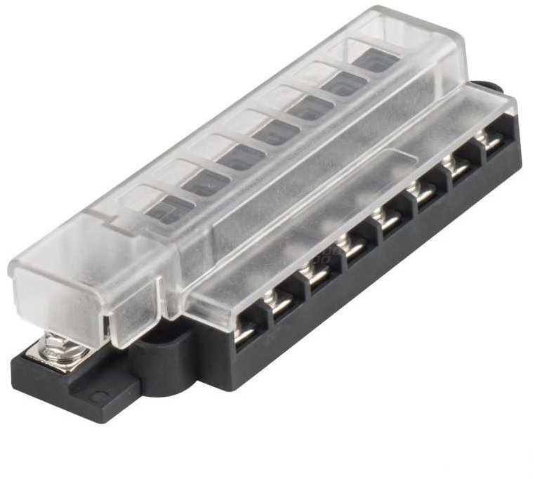 Amio Šroubový držák pojistkové skříňky pro 8× pojistek