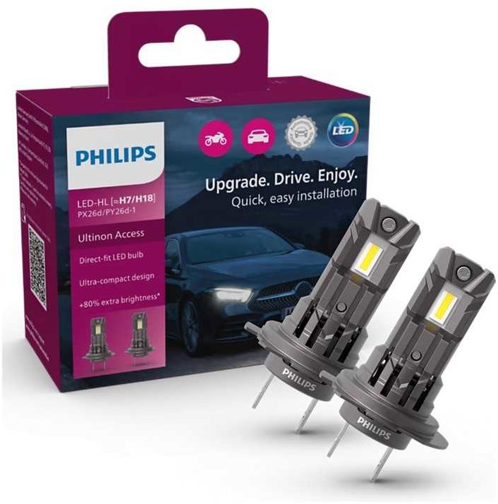 Philips LED H7/H18 12V 16W PX26d/PY26d-1Ultinon Access