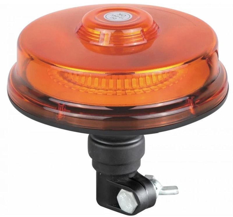 Kamar Maják LED na tyč 12V-24V oranžový
