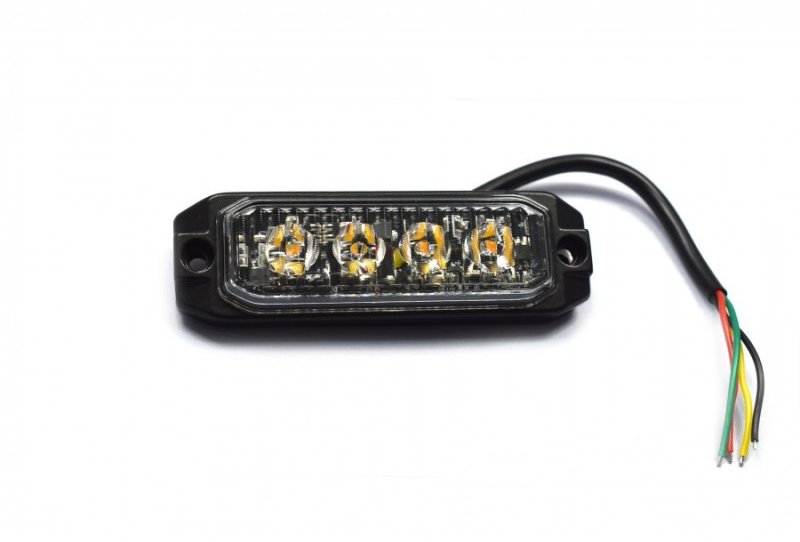 Kamar Světlo výstražné LED oranžové PREDATOR 4 × 3W, 17 mm