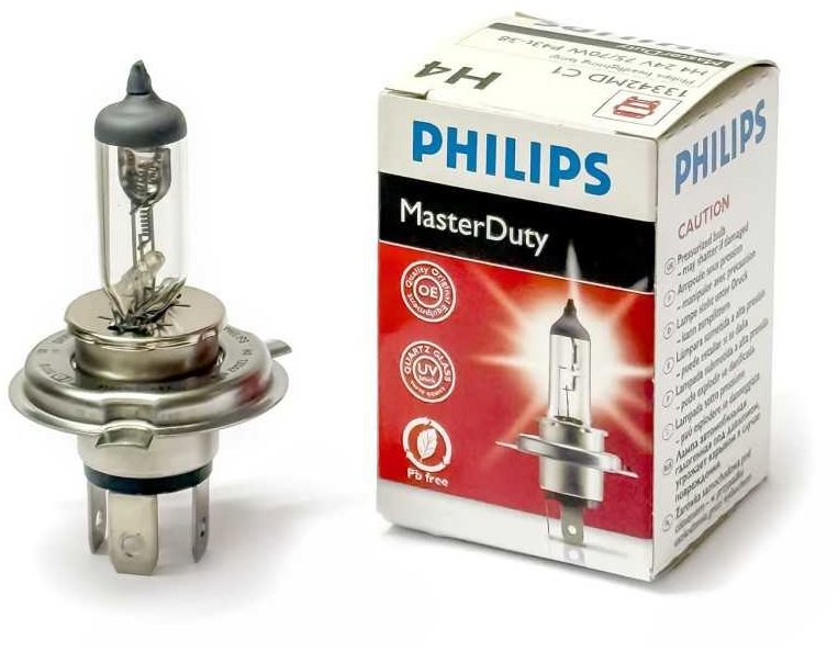 Philips H4 24V 75/70 W P43t MasterDuty