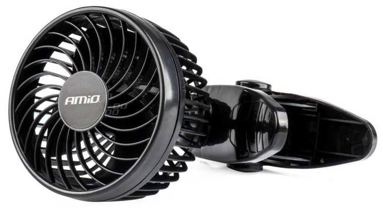 Amio Ventilátor do auta s klipem 24 V