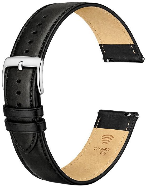 CARNEO PAY kožený 20mm black