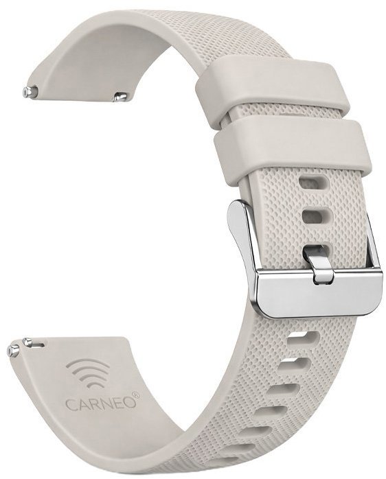 CARNEO PAY silikonový 22mm pale gray