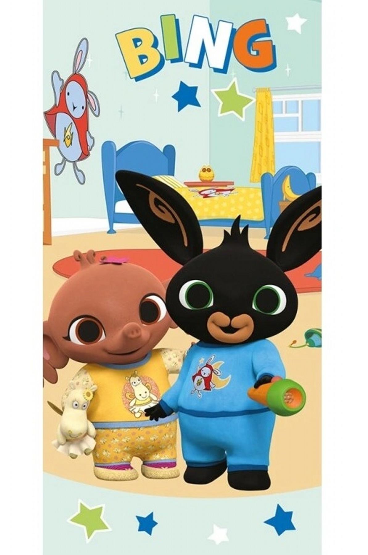 Carbotex Zajíček Bing a Sula v pyžamu 70 × 140 cm