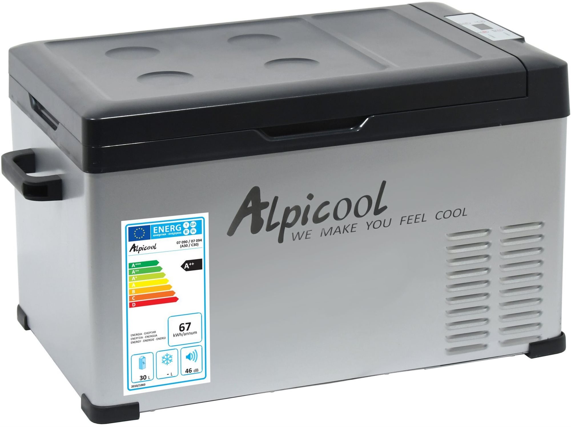 Compass 30l 230/24/12V -20°C GREY