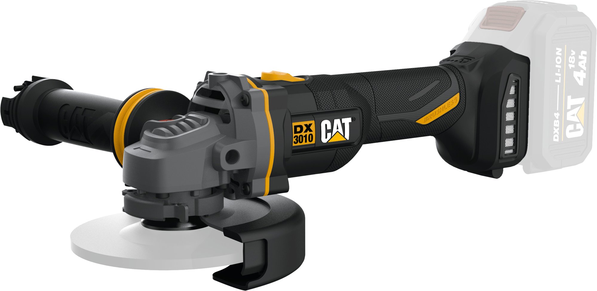 CAT Úhlová bruska AKU 18V Brushless 125mm DX3010B (bez AKU)