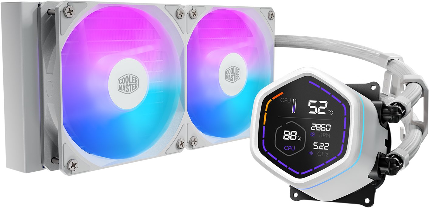 Cooler Master MasterLiquid Core Nex Digital 240 White