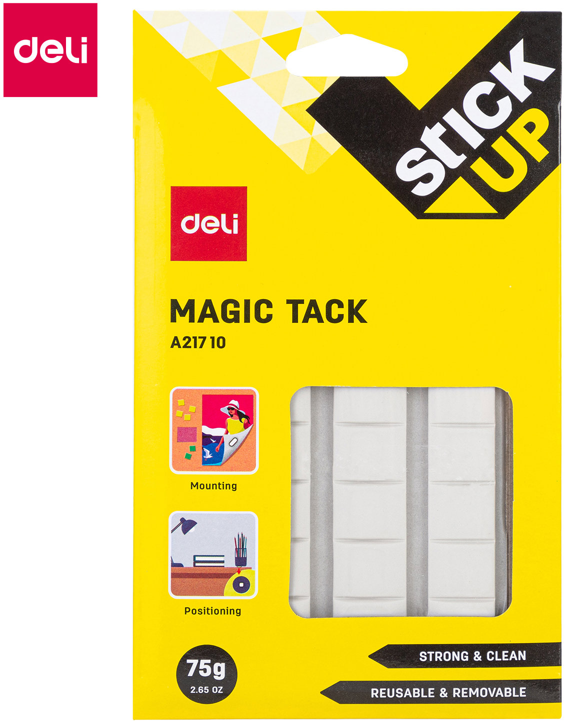 DELİ Stick Up 75 g (40 kostiček) - vysoce kvalitní lepidlo na papír