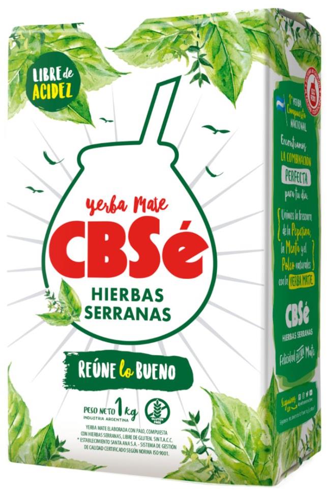 CBSé Yerba Maté CBSé Hierbas Serranas, 500 g