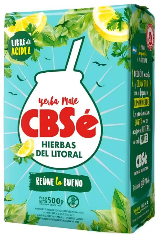 CBSé Yerba Maté CBSé Hierbas Litoral, 500 g