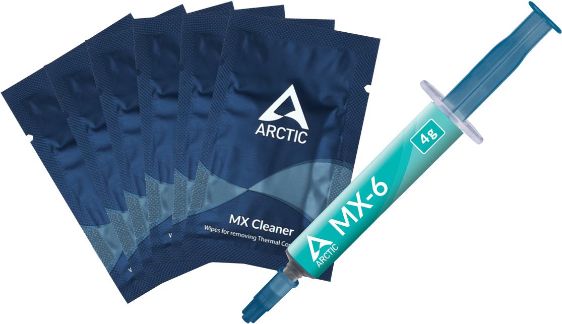 ARCTIC MX-6 Thermal Compound 4g + 6x Arctic MX Cleaner