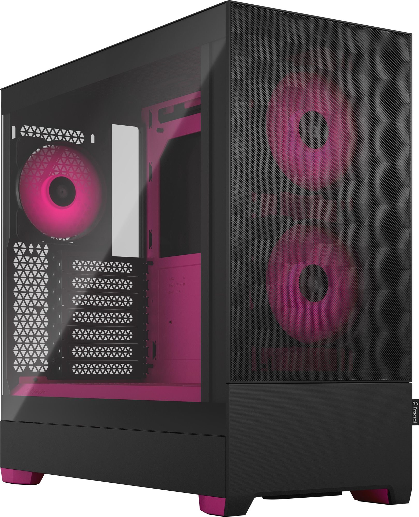 Fractal Design Pop Air RGB Magenta Core TG Clear Tint