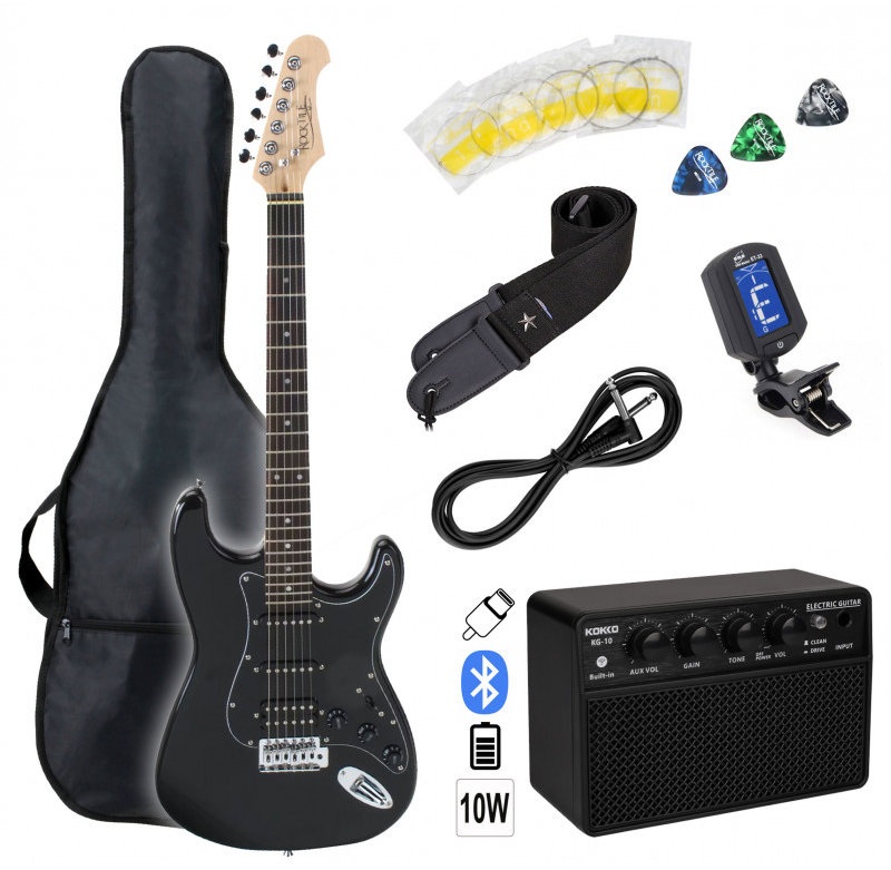 Rocktile Pro ST60-BK Set Strat Black Premium