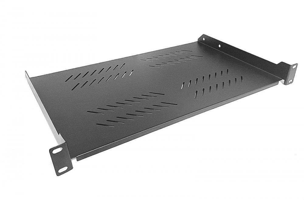 19“ Police CTnet s perforací 1U 400 mm - černá