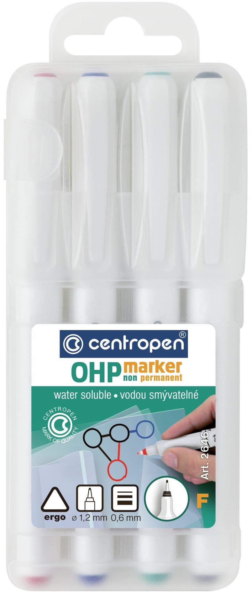 CENTROPEN popisovač 2646 OHP 4 ks