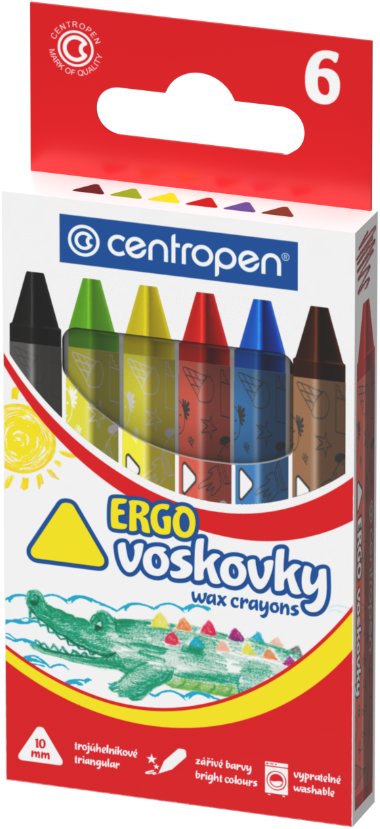 CENTROPEN 9531 trojhranné 10 mm, 6 barev