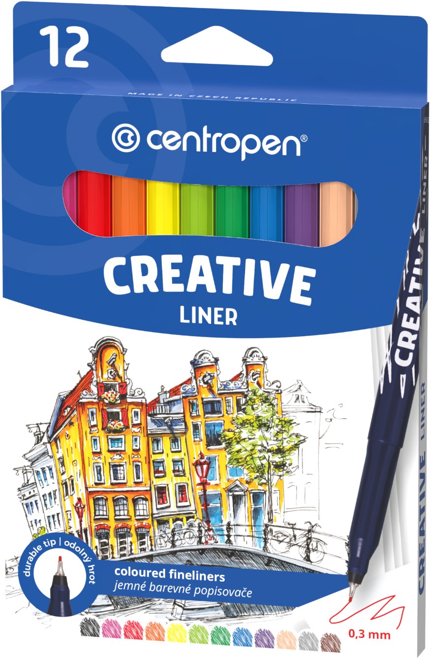 CENTROPEN Creative 2521 12 barev