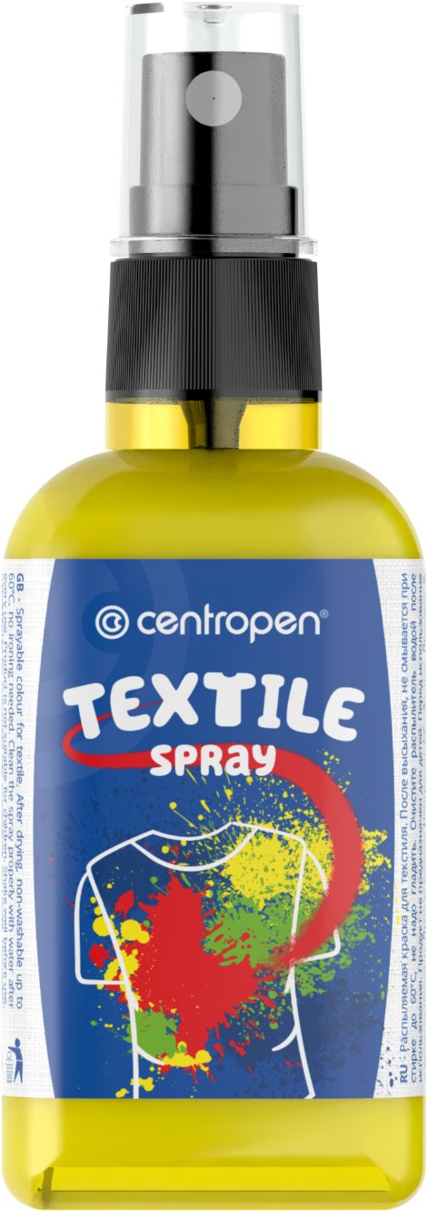 CENTROPEN 1139 sprej na textil 110 ml, žlutý