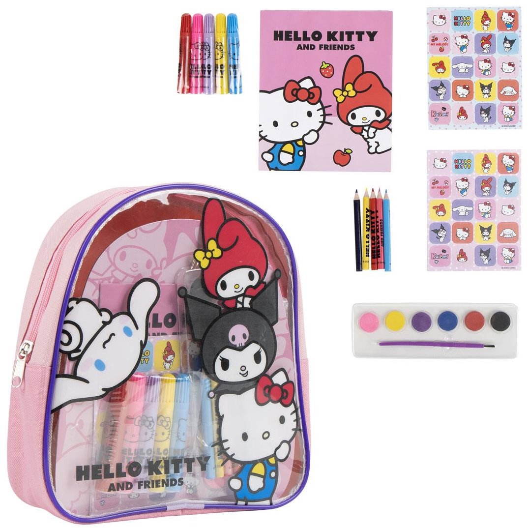 CERDA Omalovánková sada v batůžku Hello Kitty