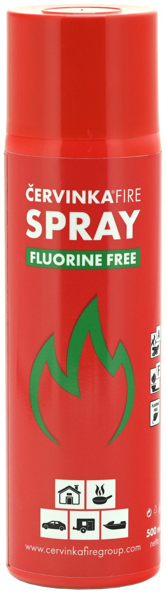 ČERVINKA Hasicí sprej s bezfluorovým hasivem 500 ml