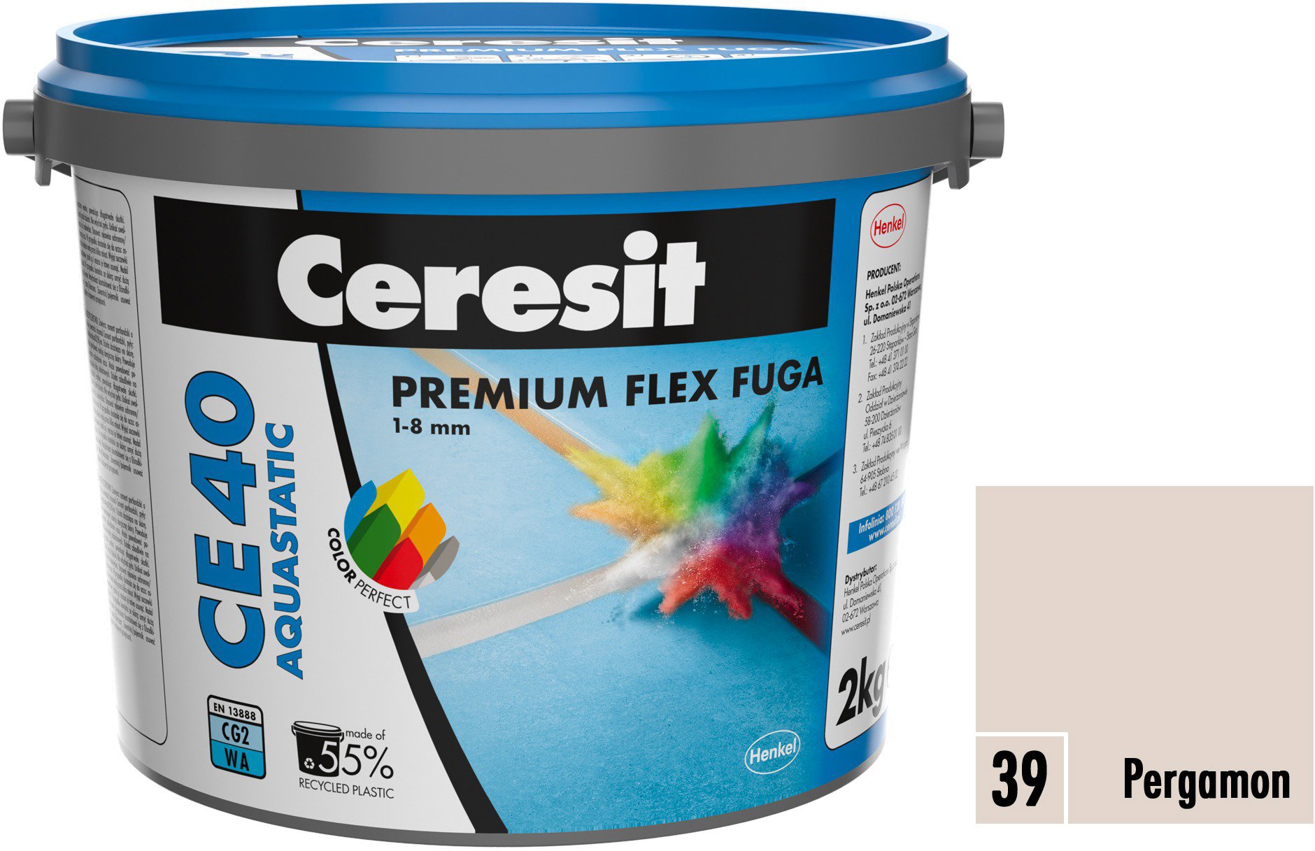 Ceresit Spárovací hmota CE 40 pergamon, 2 kg