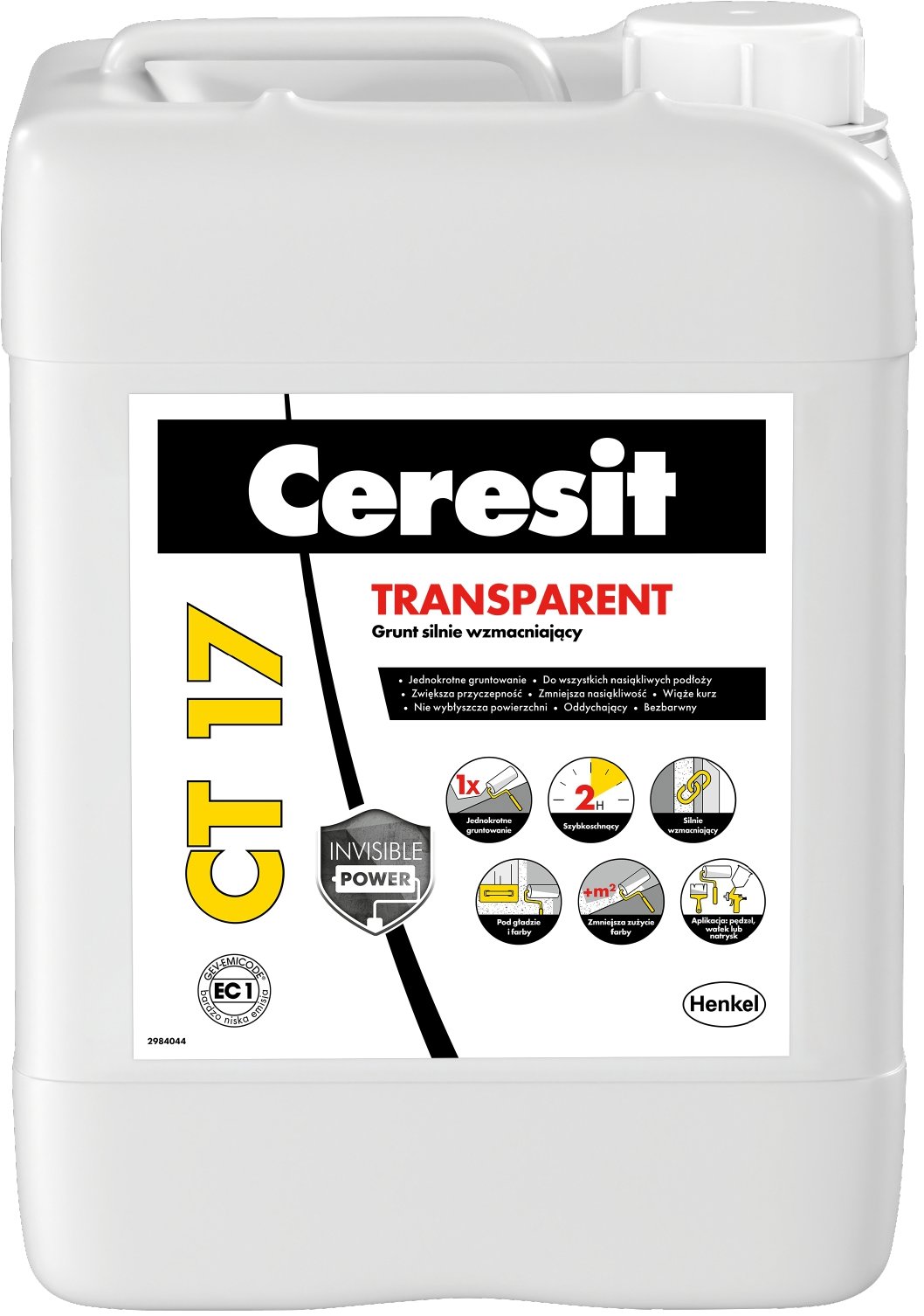 Ceresit Transparentní penetrační nátěr CT 17 Transparent, 10 l
