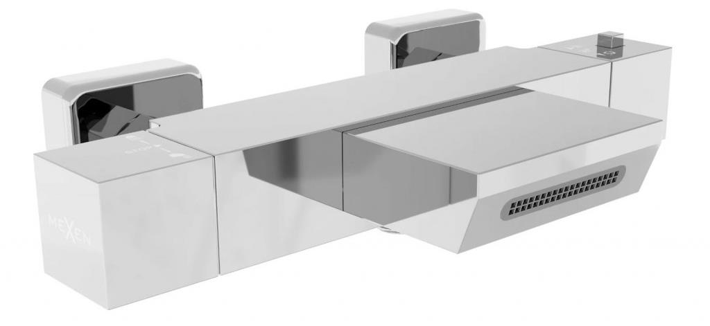 MEXEN Termostatická vanová baterie Cube, chrom (77360-00)