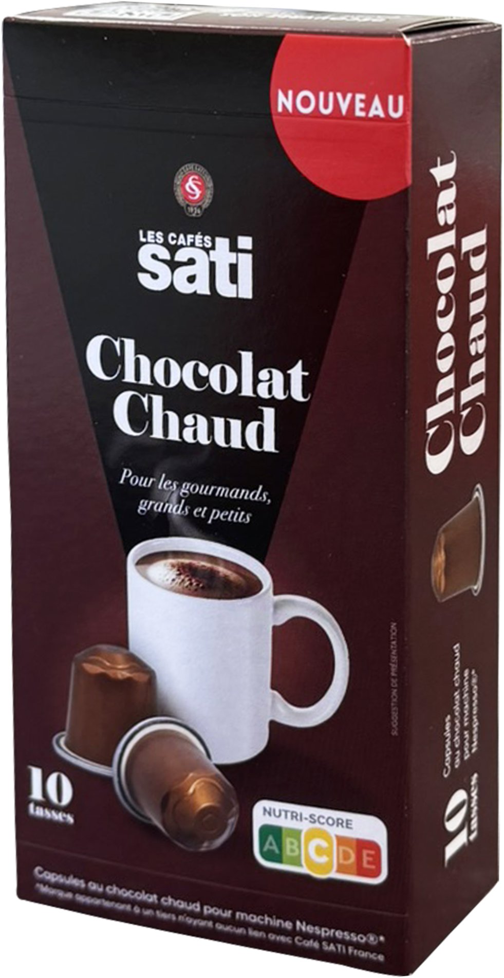 Café Sati Chocolat Chaud 10 kapslí