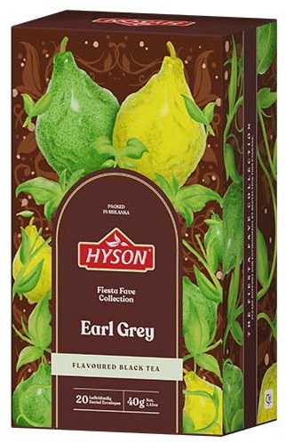 Hyson Earl Grey, černý čaj (20 sáčků)