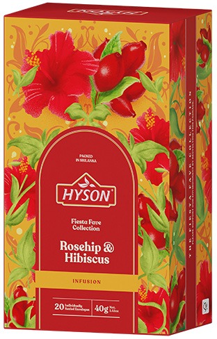 Hyson Rosehip & Hibiscus, bylinný čaj (20 sáčků)