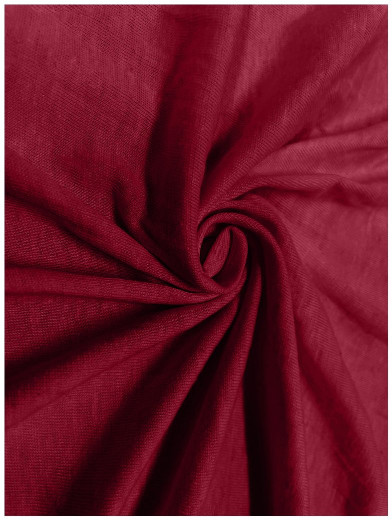 Kaptan Prostěradlo Jersey TOP 90 × 200 cm, vínové